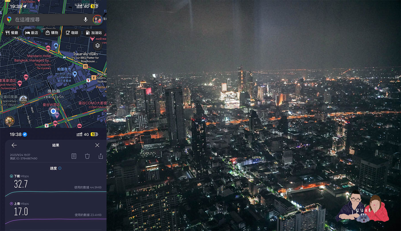 泰國網卡eim推薦》DJB eSIM亞洲九星卡曼谷實測數據,速度快且穩定! - 第6張圖 DJB-eSIM亞洲九星卡泰國曼谷王權瑪哈納功大廈網速