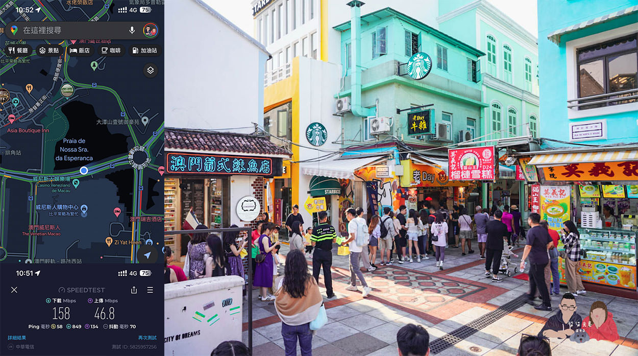 DJBeSIM港澳卡官也街測速