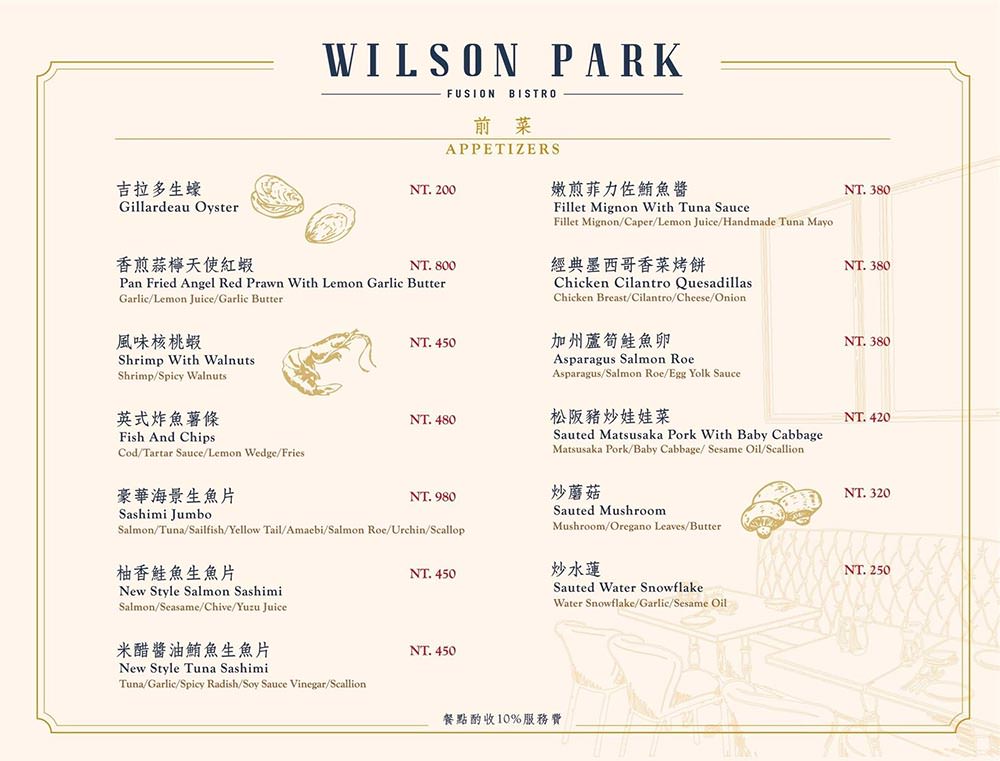 WilsonPark威爾森公園》內湖民權東路神級餐酒館，也太好吃了吧！不愧是國外米其林三星餐廳出身的廚師！