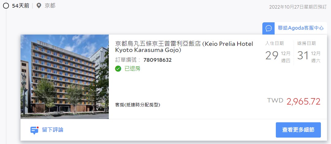 京都烏丸五條京王普雷利亞飯店 (Keio Prelia Hotel Kyoto Karasuma Gojo)住房價位