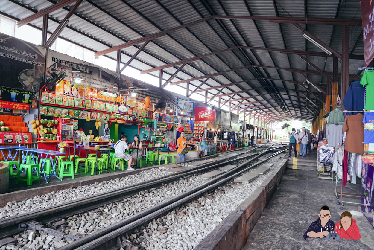 泰國美功鐵道市場-027