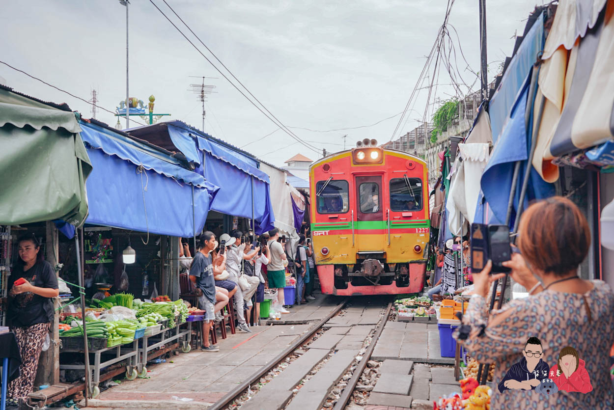 泰國美功鐵道市場-087