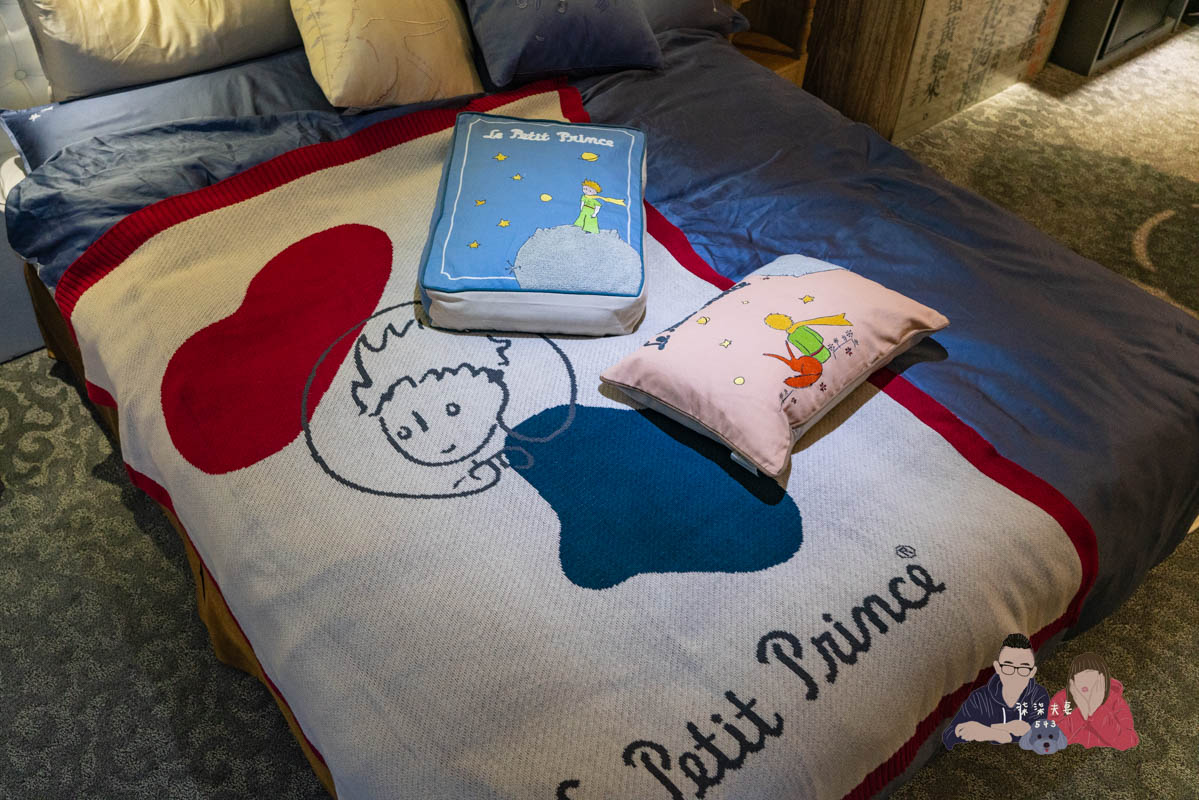 飛航模飾小王子針織沙發冷氣毯-2